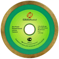 Алмазный диск по керамограниту 115*22.23*7.5*1.4мм PRO Strong СТД-17200115