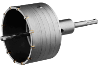 Коронка по бетону SDS Plus 100мм в сборе с державкой Коронка по бетону SDS Plus 100мм в сборе с державкой